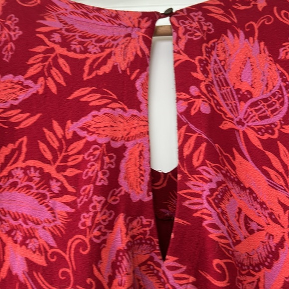 Free People Hello Lover Swing Tee Tunic Top w Puffed Shoulders + MEASUREMENTS! - Picture 13 of 14